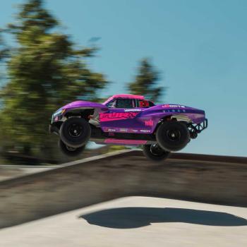 Arrma 1/10 FURY 223S DSC 2WD RTR Brushless Short Course Truck Offroad RC-Car, Purple - ARA3521T3