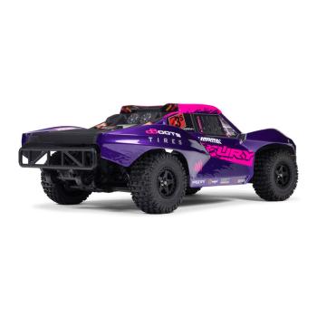 Arrma 1/10 FURY 223S DSC 2WD RTR Brushless Short Course Truck Offroad RC-Car, Purple - ARA3521T3