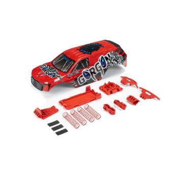 Arrma GORGON Painted Decaled Body Set Red - ARA402351