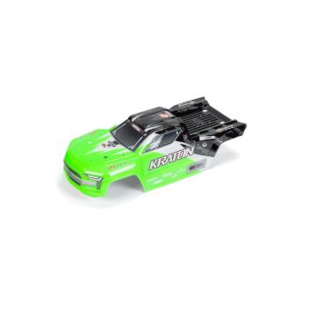 Arrma Painted Decaled Trimmed Body Green/Black: Kraton 4x4 - ARA402359