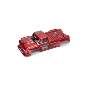 Arrma Painted Decaled Trimmed Body Red: Outcast 4x4 BLX - ARA402361