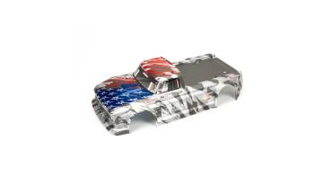 Arrma INFRACTION 6S BLX Painted Body Silver/Red - ARA410006