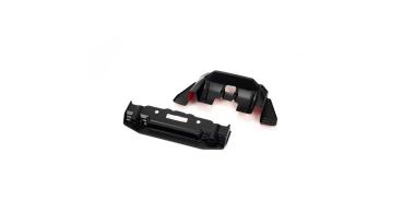 Arrma FELONY Painted Splitter And Diffuser Black/Red - ARA410008