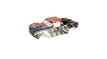 Arrma MOJAVE 6S BLX Finished Body (Sliver/Red) - ARA411005