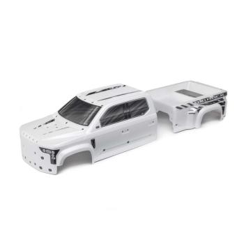 Arrma BIG ROCK 6S BLX Painted Decaled Trimmed Body White - ARA411028