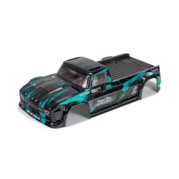 Arrma INFRACTION 4X4 3S BLX Finished Body Black/Teal - ARA414008