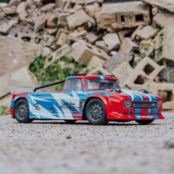 Arrma INFRACTION 4X4 MEGA 1/8th Resto-Mod Truck Red/Blue RTR - ARA4215V3BIT1