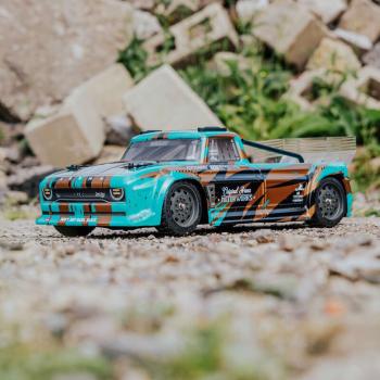 Arrma INFRACTION 4X4 MEGA 1/8th Resto-Mod Truck Teal/Brz RTR - ARA4215V3BIT2