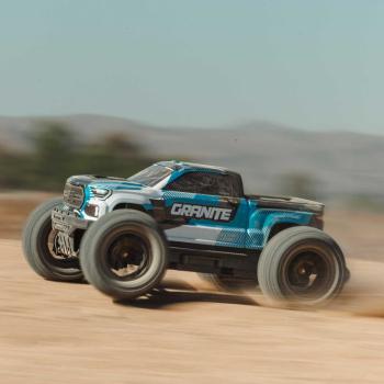 Arrma 1/10 GRANITE 223S DSC 4X4 RTR Brushless Monster Truck Offroad RC-Car, Blue - ARA4302V4T1
