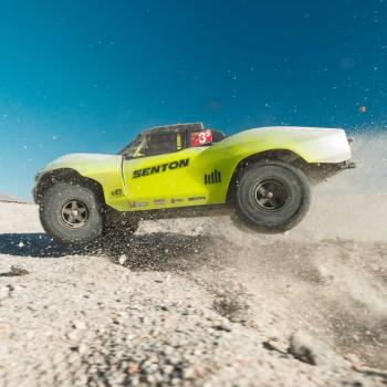 Arrma 1/10 SENTON 223S DSC 4X4 RTR Brushless Short Course Truck Offroad RC-Car, Yellow - ARA4303V4T1