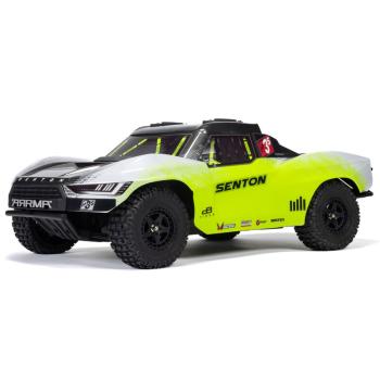 Arrma 1/10 SENTON 223S DSC 4X4 RTR Brushless Short Course Truck Offroad RC-Car, Yellow - ARA4303V4T1