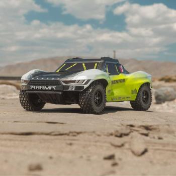 Arrma 1/10 SENTON 223S DSC 4X4 RTR Brushless Short Course Truck Offroad RC-Car, Yellow - ARA4303V4T1