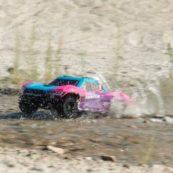 Arrma 1/10 SENTON 223S DSC 4X4 RTR Brushless Short Course Truck Offroad RC-Car, Blue - ARA4303V4T3