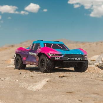 Arrma 1/10 SENTON 223S DSC 4X4 RTR Brushless Short Course Truck Offroad RC-Car, Blue - ARA4303V4T3