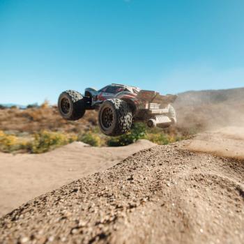 Arrma 1/10 VORTEKS 223S DSC 4X4 RTR Brushless Stadium Truck Offraod RC-Car, Red - ARA4305V4T1