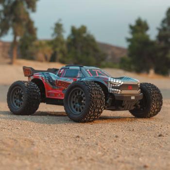 Arrma 1/10 VORTEKS 223S DSC 4X4 RTR Brushless Stadium Truck Offraod RC-Car, Red - ARA4305V4T1