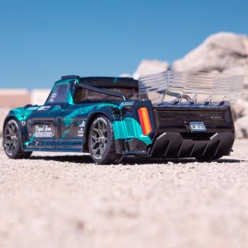 Arrma INFRACTION 4X4 3S BLX 1/8 Resto-Mod Truck Blk/Teal - ARA4315V3T2