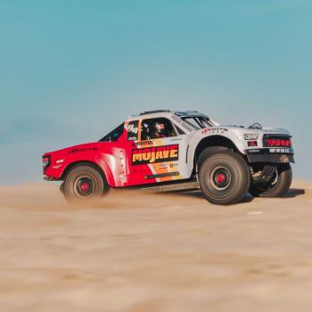 Arrma 1/8 MOJAVE 4X4 4S BLX Desert Truck RTR Offroad RC-Car White/Red - ARA4404T1