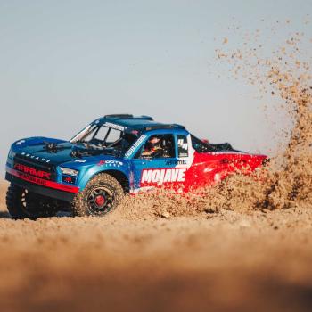 Arrma 1/8 MOJAVE 4X4 4S BLX Desert Truck Offroad RC-Car RTR Blue - ARA4404T2