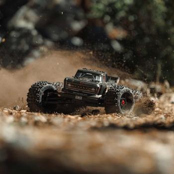 Arrma 1/10 OUTCAST 4X4 4S V2 BLX Stunt Truck RC-Offroad Car RTR Gunmetal - ARA4410V2T3