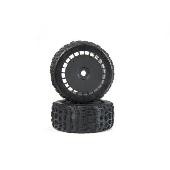 Arrma dBoots Katar T Belted 6S Tire Set Glued (Blk) (2) - ARA550097