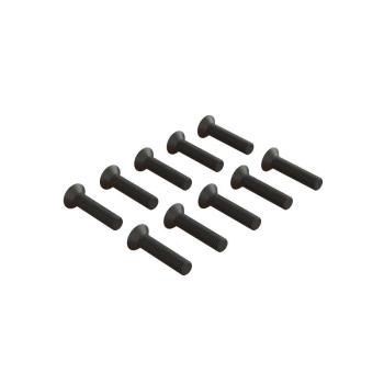 Arrma Flat Head Hex Machine Screw M3x14mm (10) - ARA722314