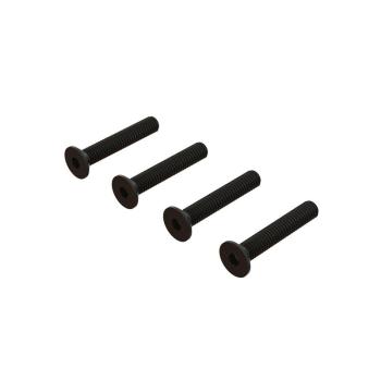 Arrma Flat Head Hex Machine Screw M4x24mm (4) - ARA722424