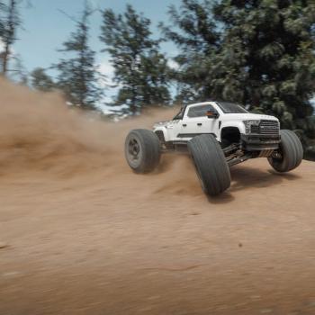 Arrma 1/7 BIG ROCK 6S 4X4 BLX Monster Truck Offroad RC-Car RTR White - ARA7612T3