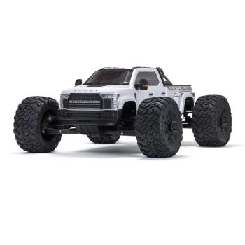 Arrma 1/7 BIG ROCK 6S 4X4 BLX Monster Truck Offroad RC-Car RTR White - ARA7612T3