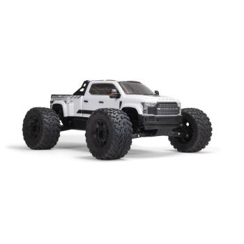 Arrma 1/7 BIG ROCK 6S 4X4 BLX Monster Truck Offroad RC-Car RTR White - ARA7612T3