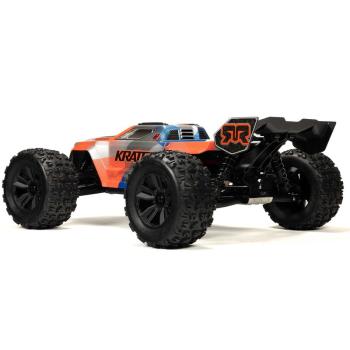 Arrma 1/8 KRATON 6S 4X4 RTR Brushless Speed Truck Offroad RC-Car, Blue/Orange - ARA8608V6T1