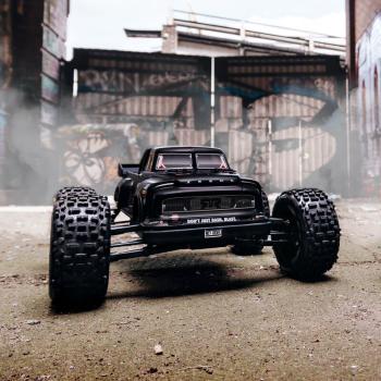Arrma NOTORIOUS 6S 4WD BLX 1/8 Stunt Truck RTR Black - ARA8611V5T1