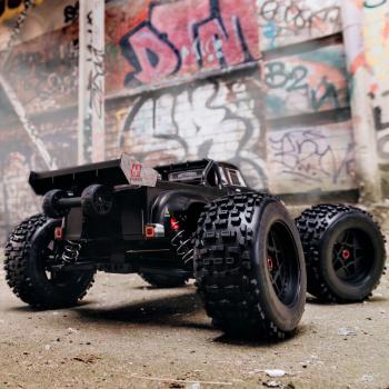 Arrma NOTORIOUS 6S 4WD BLX 1/8 Stunt Truck RTR Black - ARA8611V5T1