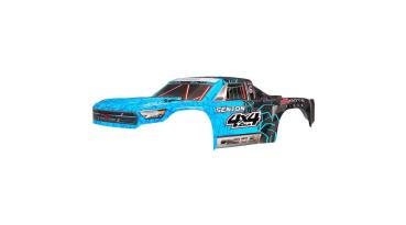 Arrma AR402247 Body Pntd Decal Trim Blue Senton 4x4 Mega - ARAC3333