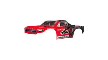 Arrma AR402251 Body Painted Decal Trim Red Senton  Mega - ARAC3334