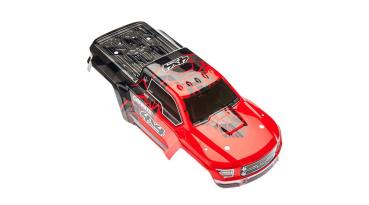 Arrma AR402256 Body Pntd Decal Trim Red GRANITE 4x4 MEGA - ARAC3336