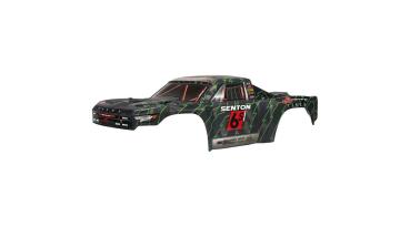 Arrma AR406144 SENTON 6S BLX Painted Body Black/Green - ARAC3409