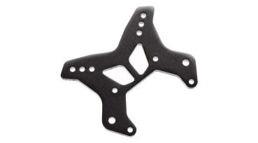 Arrma AR330377 Shock Tower Front M Aluminum Black Typhon - ARAC9022