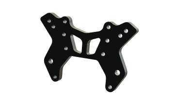 Arrma AR330498 Shock Tower Rs Front Aluminum Black - ARAC9076