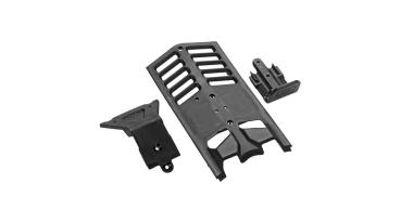 Arrma Skidplate Front/Rear/Center Set Nero - ARAC9255