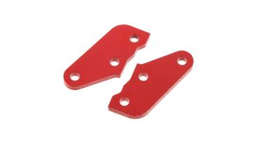 Arrma AR340072 Steering Plate A Aluminum Red (2) - ARAC9363