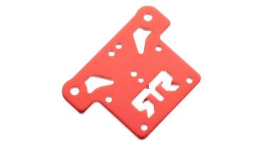 Arrma AR320195 Top Plate Aluminum Silver/Blue - ARAC9387