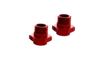 Arrma AR310484 Wheel Hex Alumn 17mm/16.5mm Red (2) - ARAC9416