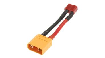 Arrma XT90 to T-Plug Charging Adapter Lead Nero - ARAC9424