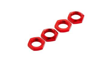 Arrma 330360 Aluminum Wheel Nut 17mm Red Nero (4) - ARAC9428