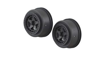 Arrma AR510096 SC 2.2/3.0 Wheel 14mm Hex Black (2) - ARAC9461