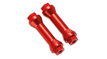 Arrma AR320217 Wing Post Aluminum Red (2) - ARAC9694