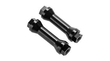 Arrma AR320218 Wing Post Aluminum Black (2) - ARAC9695