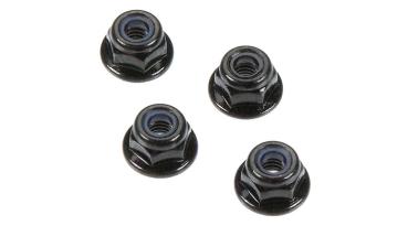 Arrma AR708001 Flange Lock Nuts 4mm (4) - ARAC9810