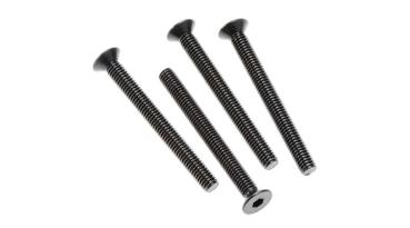 Arrma AR722440 Flt Head Hex Machine Screw 4x40mm 4x4 (4) - ARAC9896